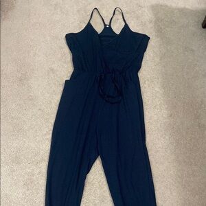 Navy jogger jumpsuit